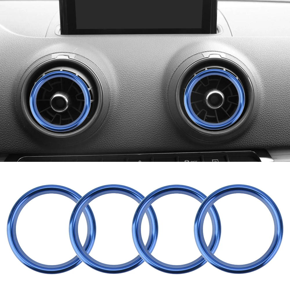 Car Air Conditioner Vent Frame Cover Trim 4Pcs/Set For Audi A3 8V 2013-2019 Interior Accessories Aluminum Decorative Stickers
Car Air Conditioner Vent Frame Cover Trim 4Pcs/Set For Audi A3 8V 2013-2019 Interior Accessories Aluminum Decorative Stickers