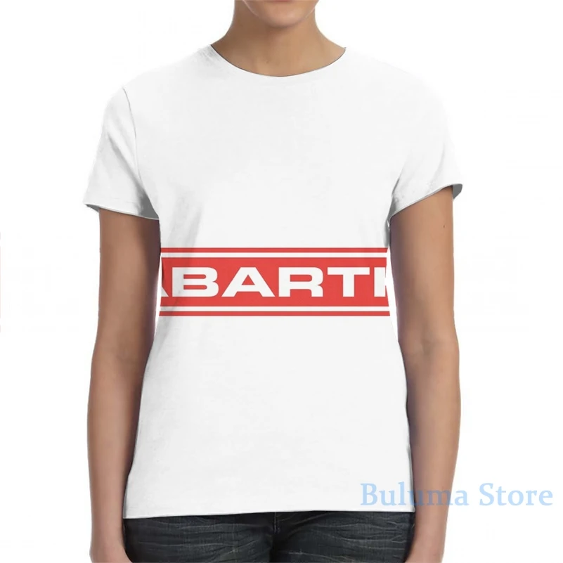 Футболка Abarth в полоску (красная) для мужчин и женщин модная футболка с принтом по