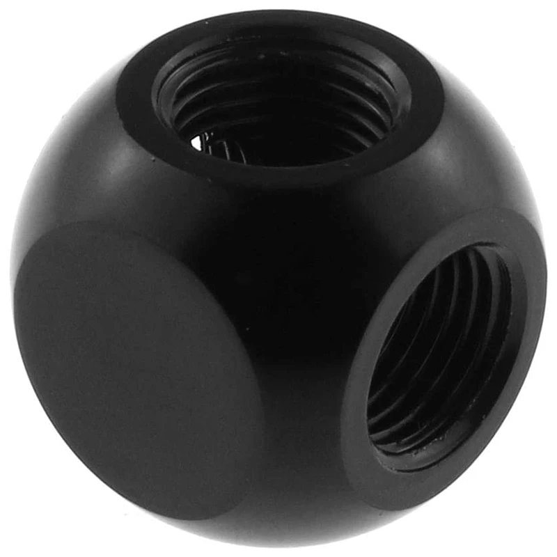 Black 3-Way Ball Fitting Computer Water Cooling Accessories G1/4 Inch T Type 3 Internal Thread Hole
Black 3-Way Ball Fitting Computer Water Cooling Accessories G1/4 Inch T Type 3 Internal Thread Hole