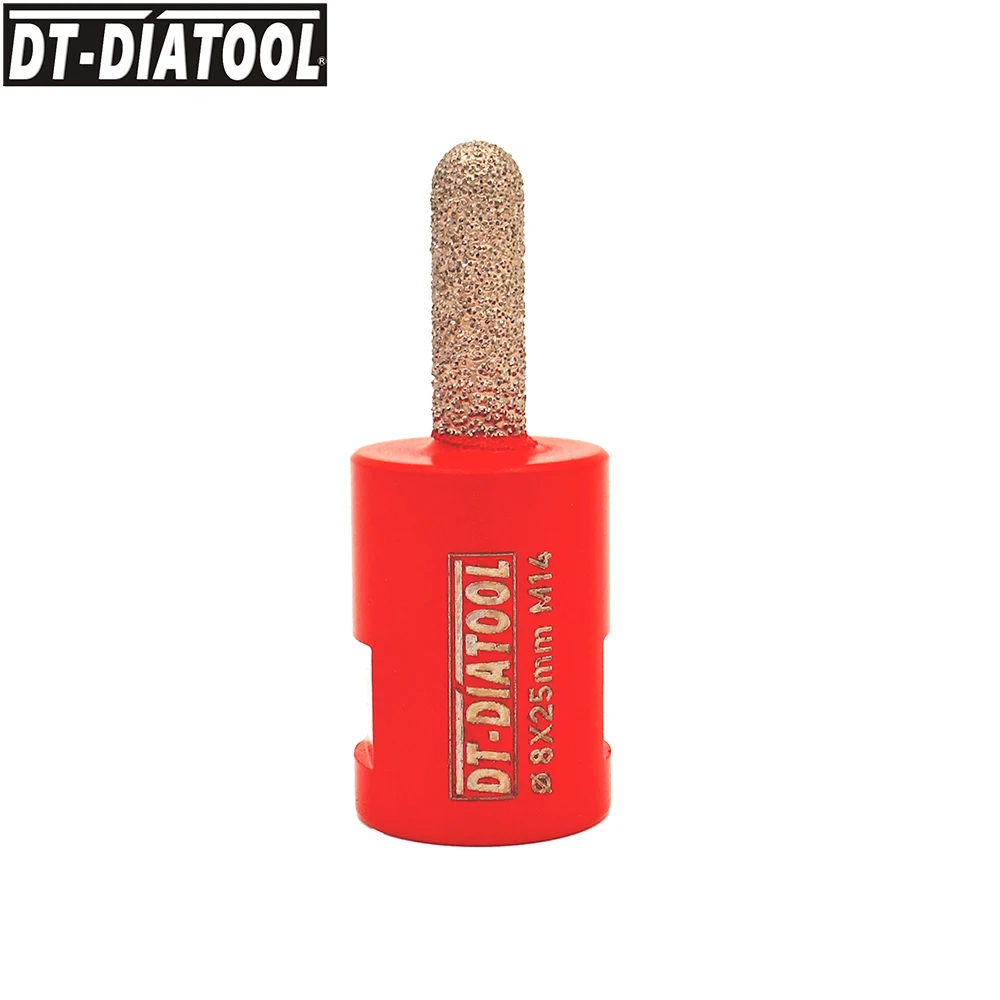 

DT-DIATOOL Dia 8mm Diamond Mortar Raking Bits Coarse Miling For Mortar Raking Brick Removal Vacuum Brazed Removal finger Bits