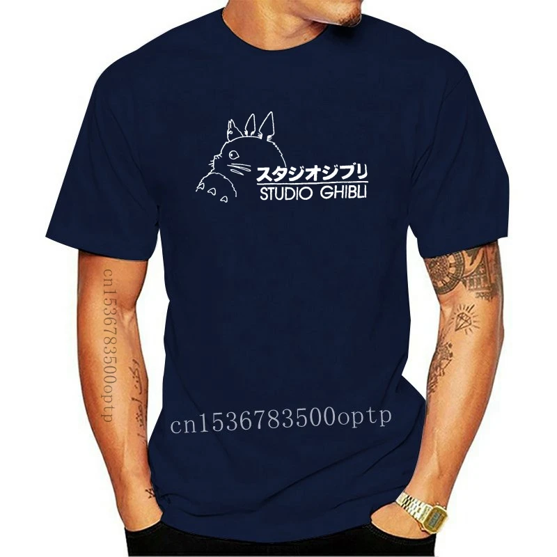 

Дизайнерская студийная футболка ghiвеликолепная хипстерская футболка Хаяо Миядзаки понё Тоторо в канистре летние мужские футболки
