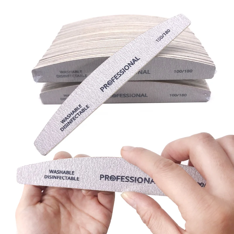 50pcs/lot Wooden Nail Files 100/180 Strong Thick Sandpaper Sanding Gel Nails File Buffing Grey Boat Limas For Manicure Pedicure
50pcs/lot Wooden Nail Files 100/180 Strong Thick Sandpaper Sanding Gel Nails File Buffing Grey Boat Limas For Manicure Pedicure
