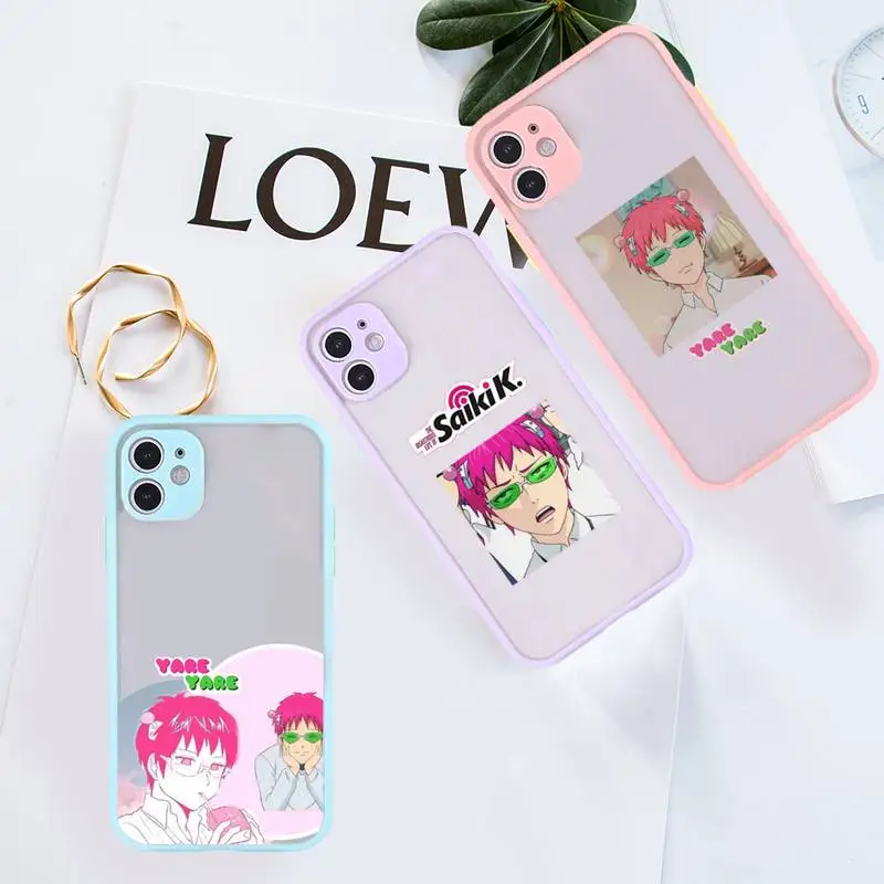The Disastrous Life of Saiki K Saiki Kusuo Phone Case Pink matte transparent For iPhone 7 8 x xs xr 11 12 13 pro plus max mini
The Disastrous Life of Saiki K Saiki Kusuo Phone Case Pink matte transparent For iPhone 7 8 x xs xr 11 12 13 pro plus max mini