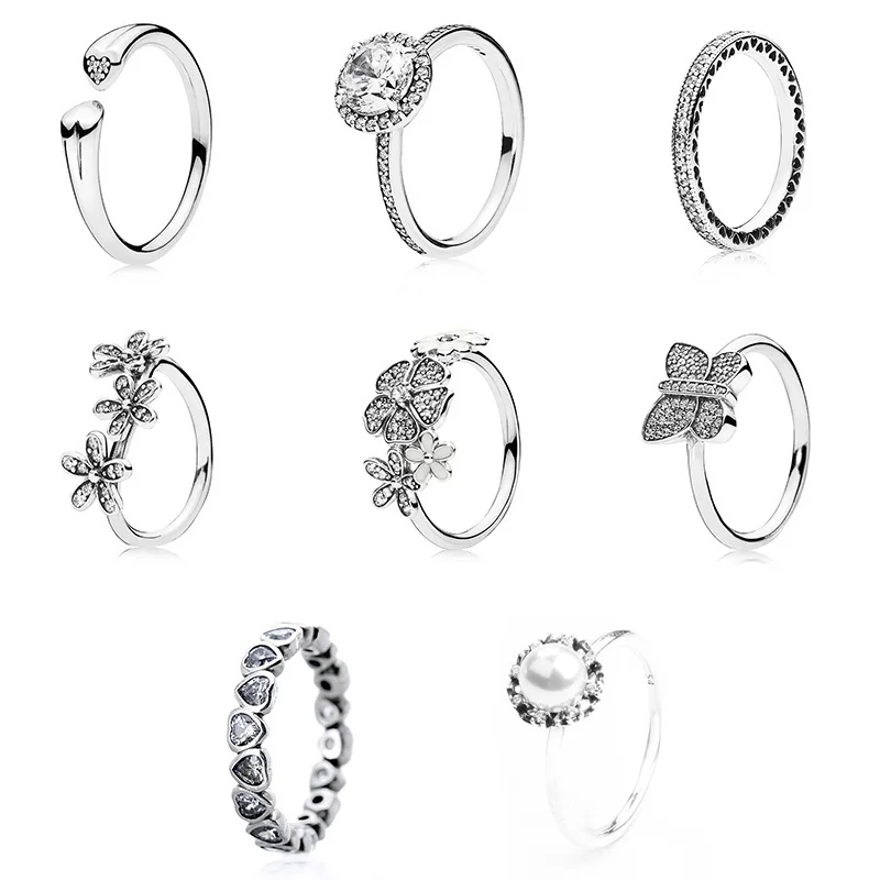 Silver Color Ring Charms Cherry Blossoms With Crystal Diy Round Heart To Heart Ring For Women Pearl Jewelry 
Silver Color Ring Charms Cherry Blossoms With Crystal Diy Round Heart To Heart Ring For Women Pearl Jewelry