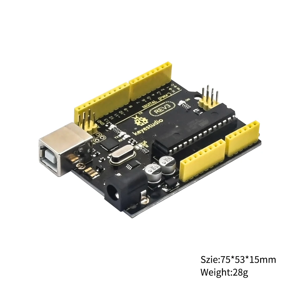 Макетная плата Keyestudio REV3 ATmega328P + usb-кабель для Arduino UNOR3 | Электронные компоненты и