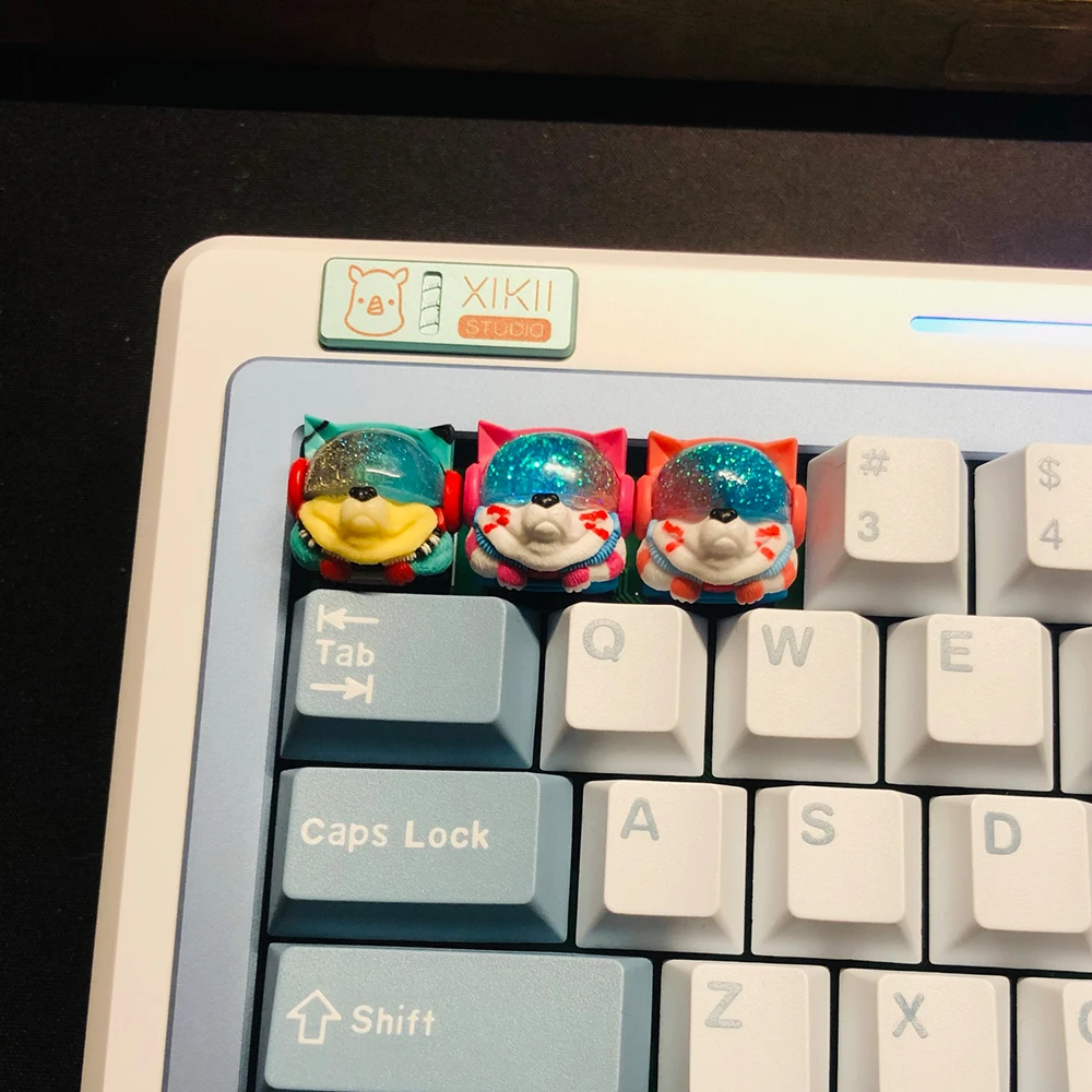 Cute Space Dog Design Resin Keycaps For Cherry Mx Gateron Kailh Box TTC Cross Switch Mechanical Keyboard Customize Key Cap
Cute Space Dog Design Resin Keycaps For Cherry Mx Gateron Kailh Box TTC Cross Switch Mechanical Keyboard Customize Key Cap