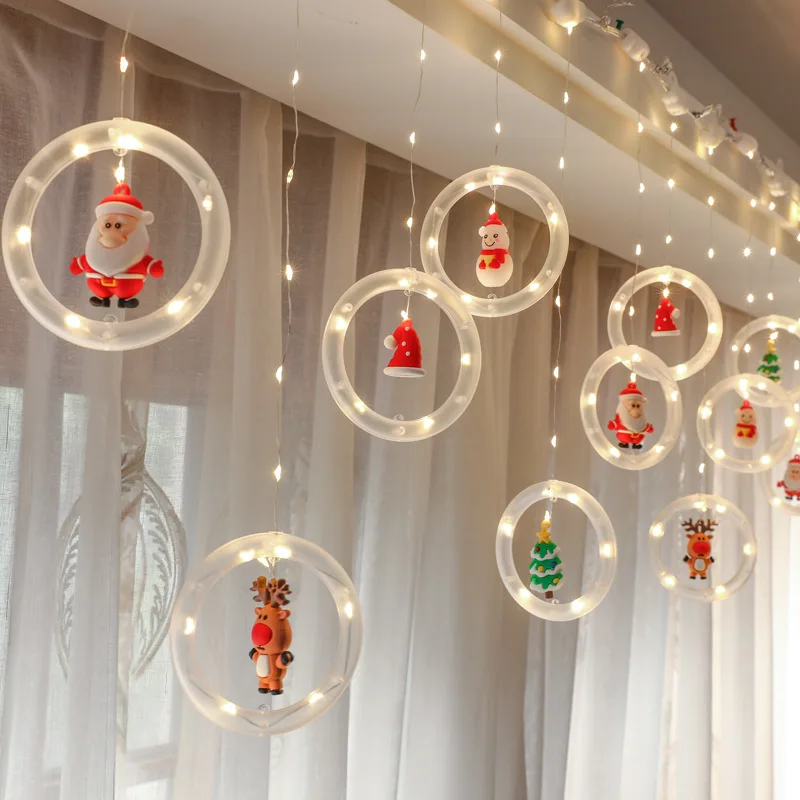 LED Holiday Light Christmas Decoration for Home Lamp Room Decor Garland New Year Decor String Light Santa Decoration Accessories
LED Holiday Light Christmas Decoration for Home Lamp Room Decor Garland New Year Decor String Light Santa Decoration Accessories