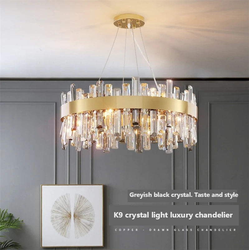 Nordic Led Crystal Chandelier for Living Room Kitchen Luxury Villa Pendant Light Gold/ Chrome Polished Steel Design Hang Lamp
Nordic Led Crystal Chandelier for Living Room Kitchen Luxury Villa Pendant Light Gold/ Chrome Polished Steel Design Hang Lamp