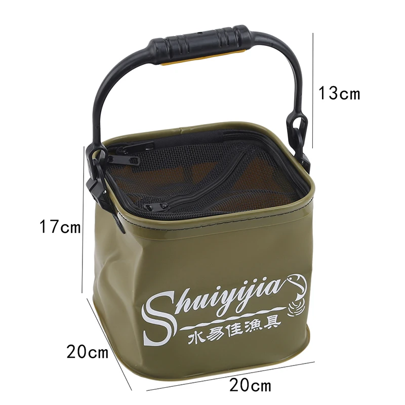 Quality Portable Folding Bucket Vehicle Fishing Bucket Canvas Folding Live Fish Bucket Tank Fishing Gear Fishing Box Equipment
Quality Portable Folding Bucket Vehicle Fishing Bucket Canvas Folding Live Fish Bucket Tank Fishing Gear Fishing Box Equipment