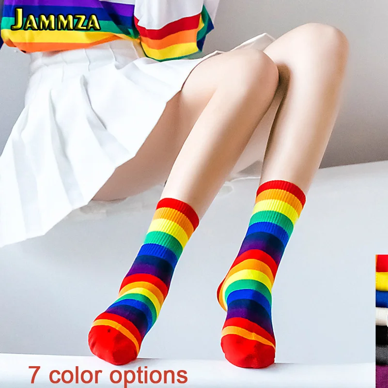 Ins Style Fashion Cotton Rainbow Stockings Women Summer Thin Harajuku Ankle Socks Hipster Art Low Cute Socks
Ins Style Fashion Cotton Rainbow Stockings Women Summer Thin Harajuku Ankle Socks Hipster Art Low Cute Socks