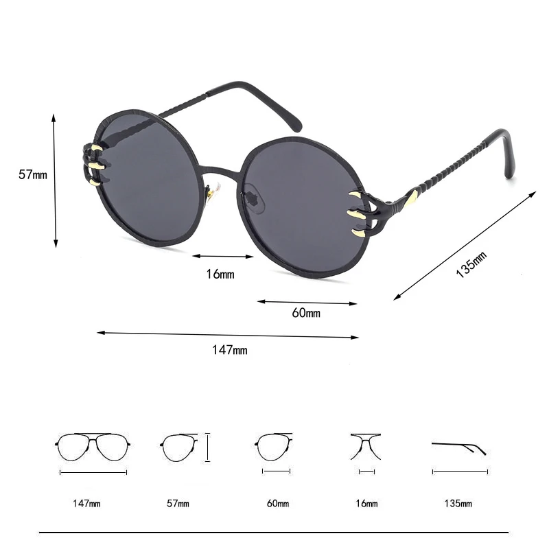 2020fashion Small talons sunglasses round frame sunglasses European and American trend metal sunglasses sunglasses sunglasses UV
2020fashion Small talons sunglasses round frame sunglasses European and American trend metal sunglasses sunglasses sunglasses UV