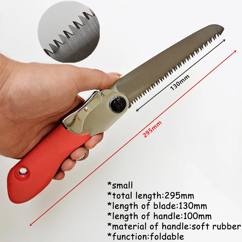 Metal Pocket Saws Foldable Handsaw Garden Retractable Hand Saw Portable Tree Cutting Tool for Woodworking Camping Outdoor Cutter |