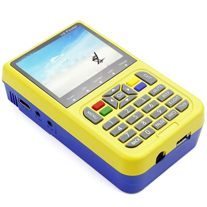 3,5 дюймов ЖК-дисплей указатель сигнала спутниковый ТВ приемник инструмент цифровой искатель спутниковый искатель высокой четкости спутник... 
3,5 дюймов ЖК-дисплей указатель сигнала спутниковый ТВ приемник инструмент цифровой искатель спутниковый искатель высокой четкости спутник...