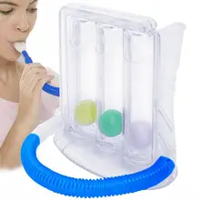 Three-Ball Instrument Breath Training Student Vital Capacity Measuring Instrument Lung Function Exercise Rehabilitation Device