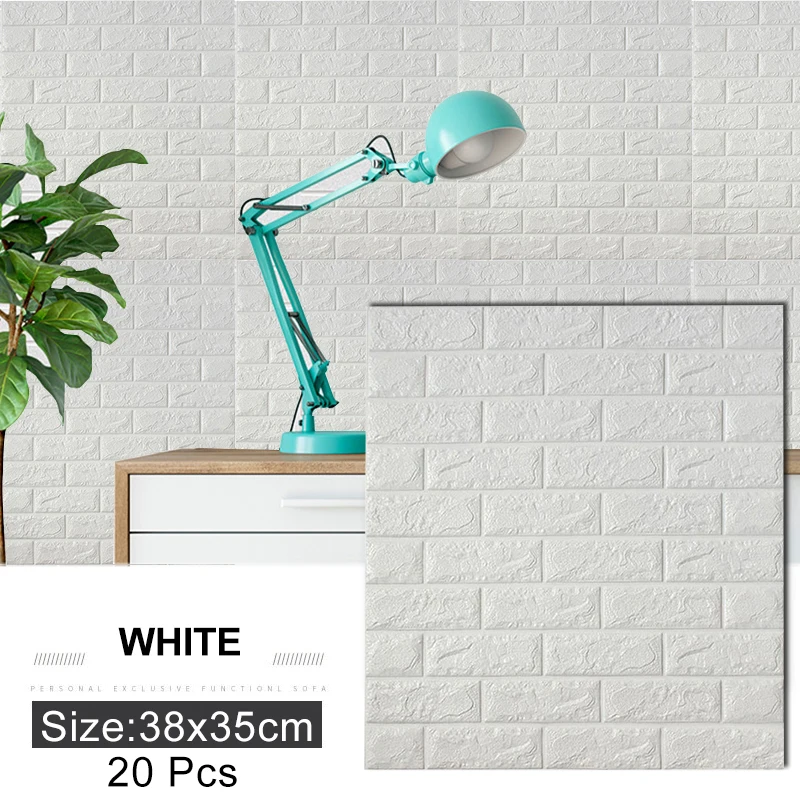 20x Home Wall Decor Retro 3D Brick Wallpaper Bar Bar Restaurant Living Room Wall Decor DIY Self-adhesive Waterproof Wall Sticker
20x Home Wall Decor Retro 3D Brick Wallpaper Bar Bar Restaurant Living Room Wall Decor DIY Self-adhesive Waterproof Wall Sticker