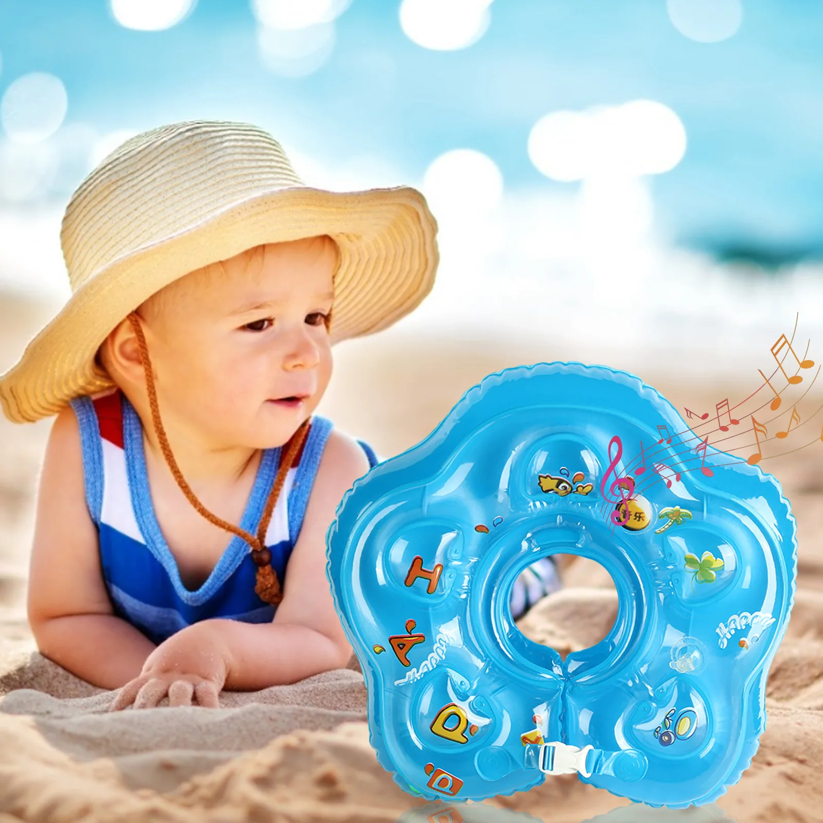 Inflatable Swimming Baby Accessories Neck Ring Float Soft Bathtub Ring Toy For Toddler Float Circle
Inflatable Swimming Baby Accessories Neck Ring Float Soft Bathtub Ring Toy For Toddler Float Circle