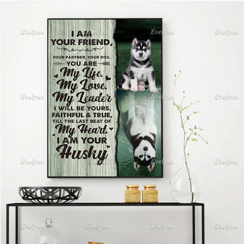 I Am Your Husky Poster, Husky Lovers Gift, Husky Owners, Husky Art Print, Funny Husky Home Decor Prints Wall Art Canvas
I Am Your Husky Poster, Husky Lovers Gift, Husky Owners, Husky Art Print, Funny Husky Home Decor Prints Wall Art Canvas