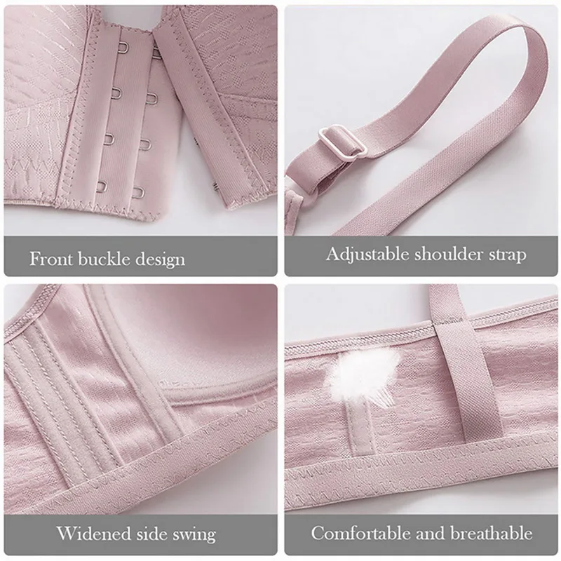 women's bra Front Closure Wireless Push Up tube top Buckle Adjustment Underwear Breathable Bralette Breast underwear Brassiere
women's bra Front Closure Wireless Push Up tube top Buckle Adjustment Underwear Breathable Bralette Breast underwear Brassiere