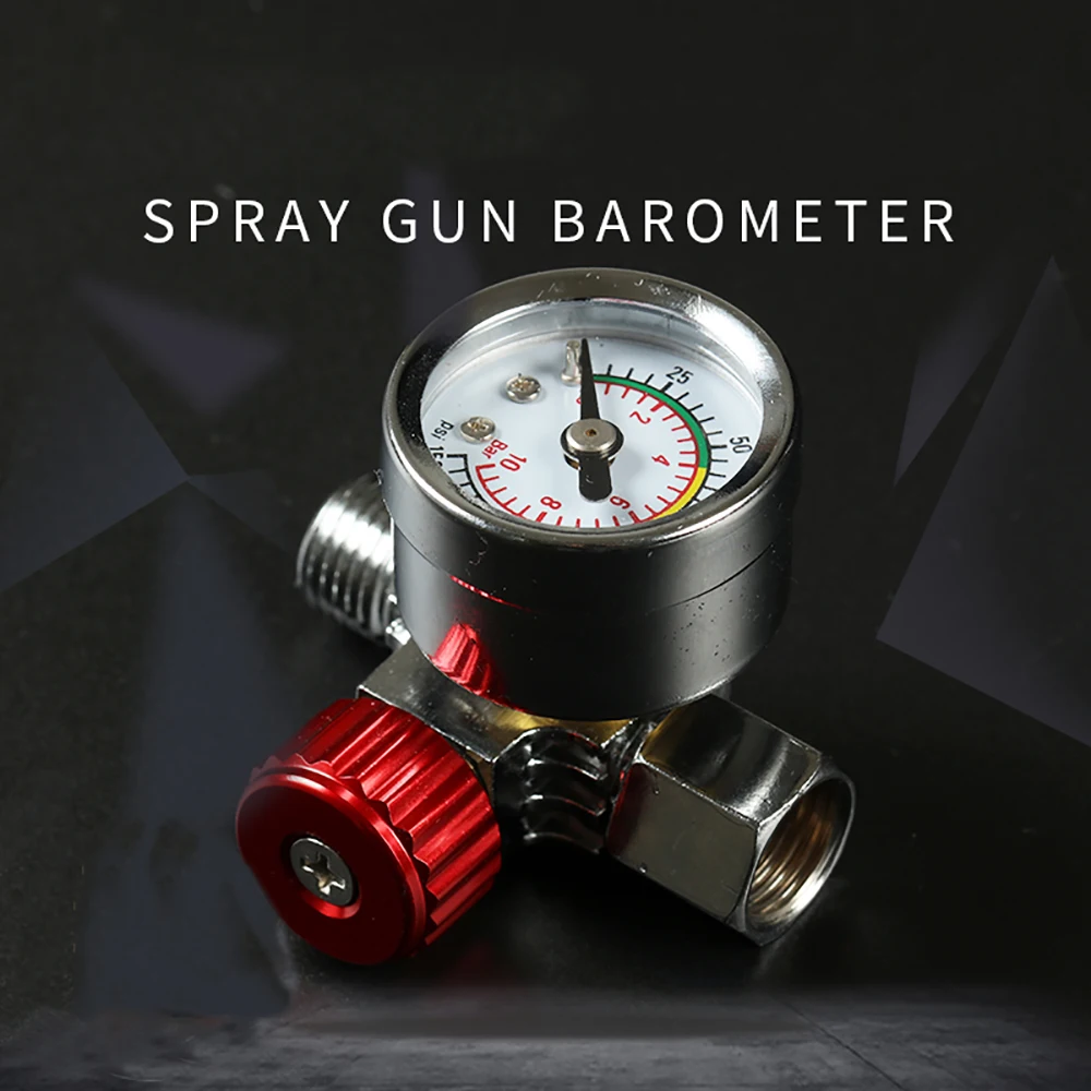 Spray Gun Barometer Air Pressure Regulator Paint Sprayer Universal Pressure Gauge Control Valve
Spray Gun Barometer Air Pressure Regulator Paint Sprayer Universal Pressure Gauge Control Valve