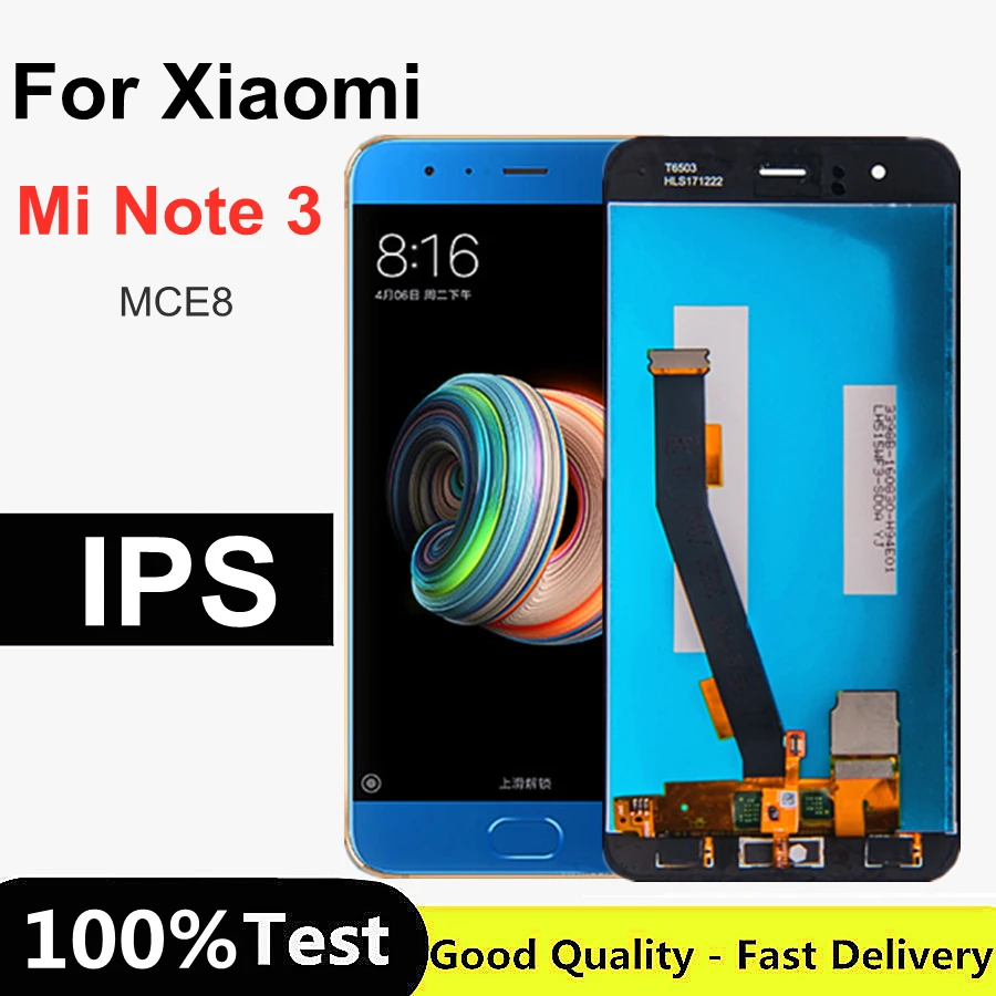 AAA Quality 5.5" For Xiaomi Mi Note 3 LCD Display Screen+Touch Panel Digitizer for Xiaomi MI Note 3 mi note3 MCE8 LCD
AAA Quality 5.5" For Xiaomi Mi Note 3 LCD Display Screen+Touch Panel Digitizer for Xiaomi MI Note 3 mi note3 MCE8 LCD