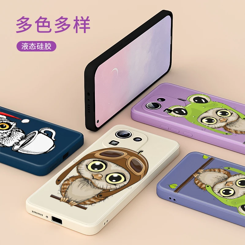 Lovely Owl Cartoon For Xiaomi Mi 11 Ultra 10T 10S 9 5G Pro Lite Youth Mix 4 Liquid Silicone Soft Cover Phone Case
Lovely Owl Cartoon For Xiaomi Mi 11 Ultra 10T 10S 9 5G Pro Lite Youth Mix 4 Liquid Silicone Soft Cover Phone Case