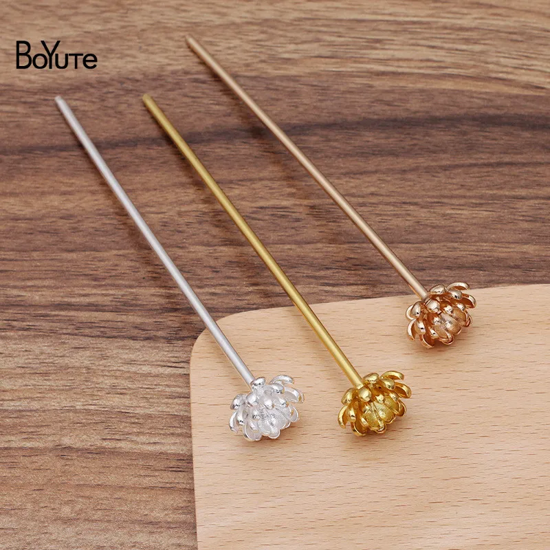 BoYuTe (10 Pieces/Lot) 19MM Metal Alloy Flower Hair Stick Materials Diy Handmade Vintage Hair Accessories Wholesale
BoYuTe (10 Pieces/Lot) 19MM Metal Alloy Flower Hair Stick Materials Diy Handmade Vintage Hair Accessories Wholesale