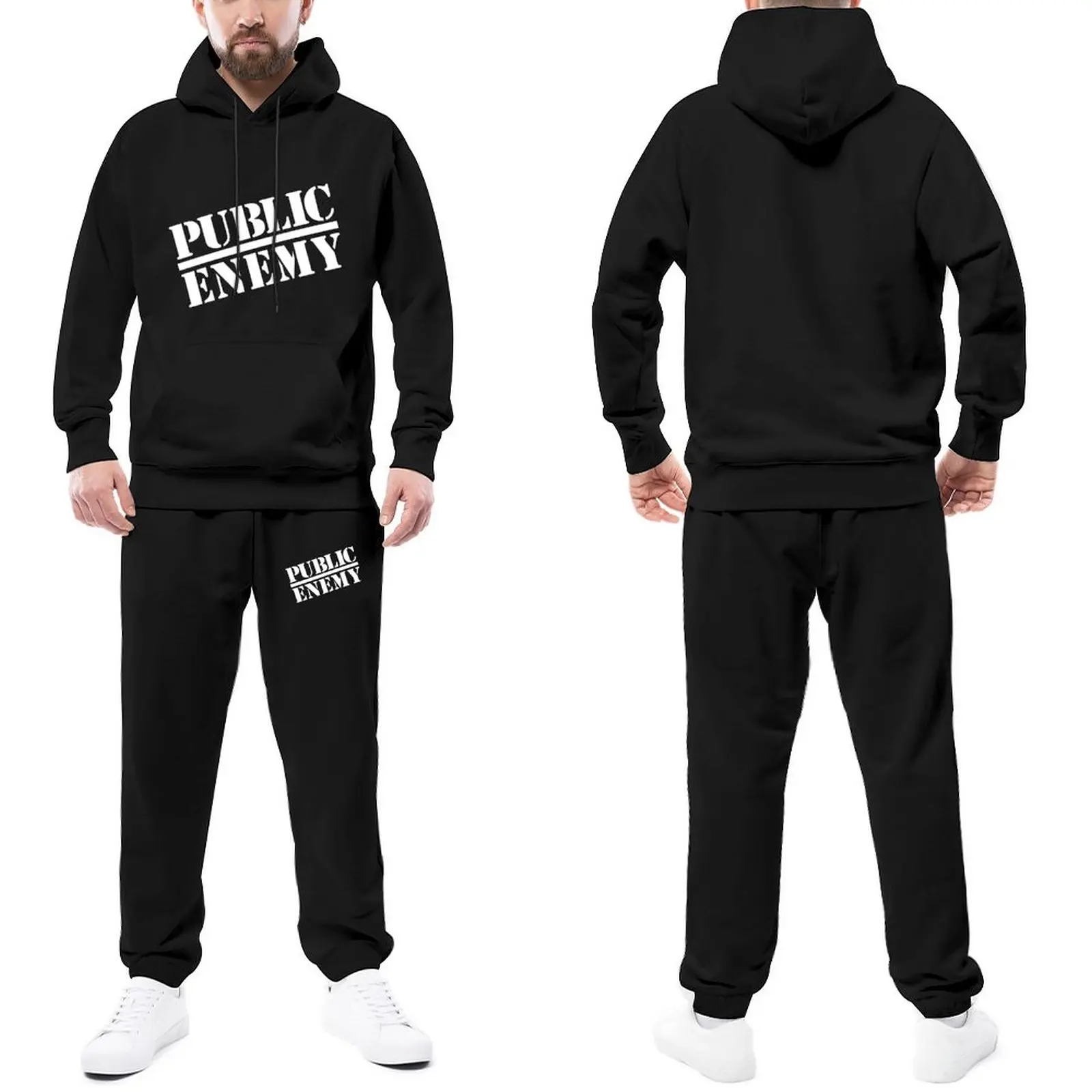 Public Enemy Tracksuit Set Public Enemy Casual Sweatsuits GymSweatpants and Hoodie Set Man
Public Enemy Tracksuit Set Public Enemy Casual Sweatsuits GymSweatpants and Hoodie Set Man