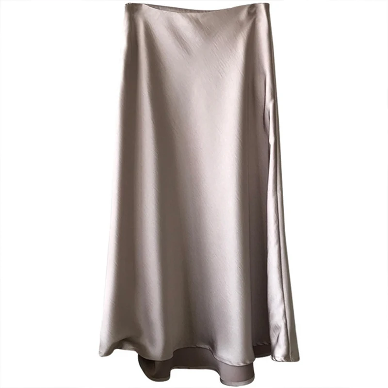 Summer Women's Vintage French Solid Satin Skirts Irregular High Waist A-line All Match Elegant Office Midi Skirt Lady B13405X
Summer Women's Vintage French Solid Satin Skirts Irregular High Waist A-line All Match Elegant Office Midi Skirt Lady B13405X