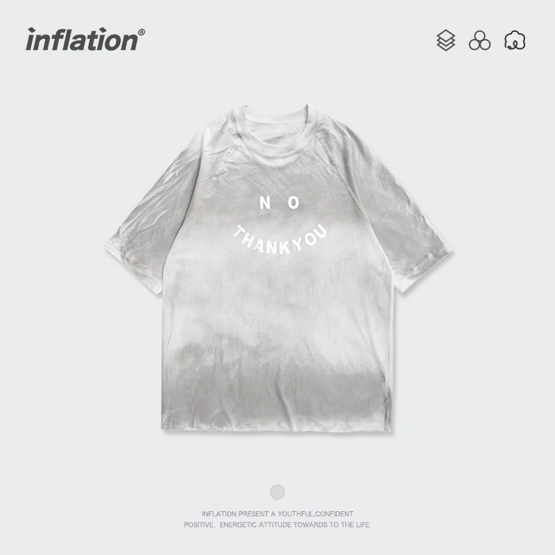 INFLATION Harajuku Vinatge Tie Dyed T-shirt Men Summer Reflective Hip Hop Tees Men Cotton Tops Japanese Streetwear 5323TS21
INFLATION Harajuku Vinatge Tie Dyed T-shirt Men Summer Reflective Hip Hop Tees Men Cotton Tops Japanese Streetwear 5323TS21