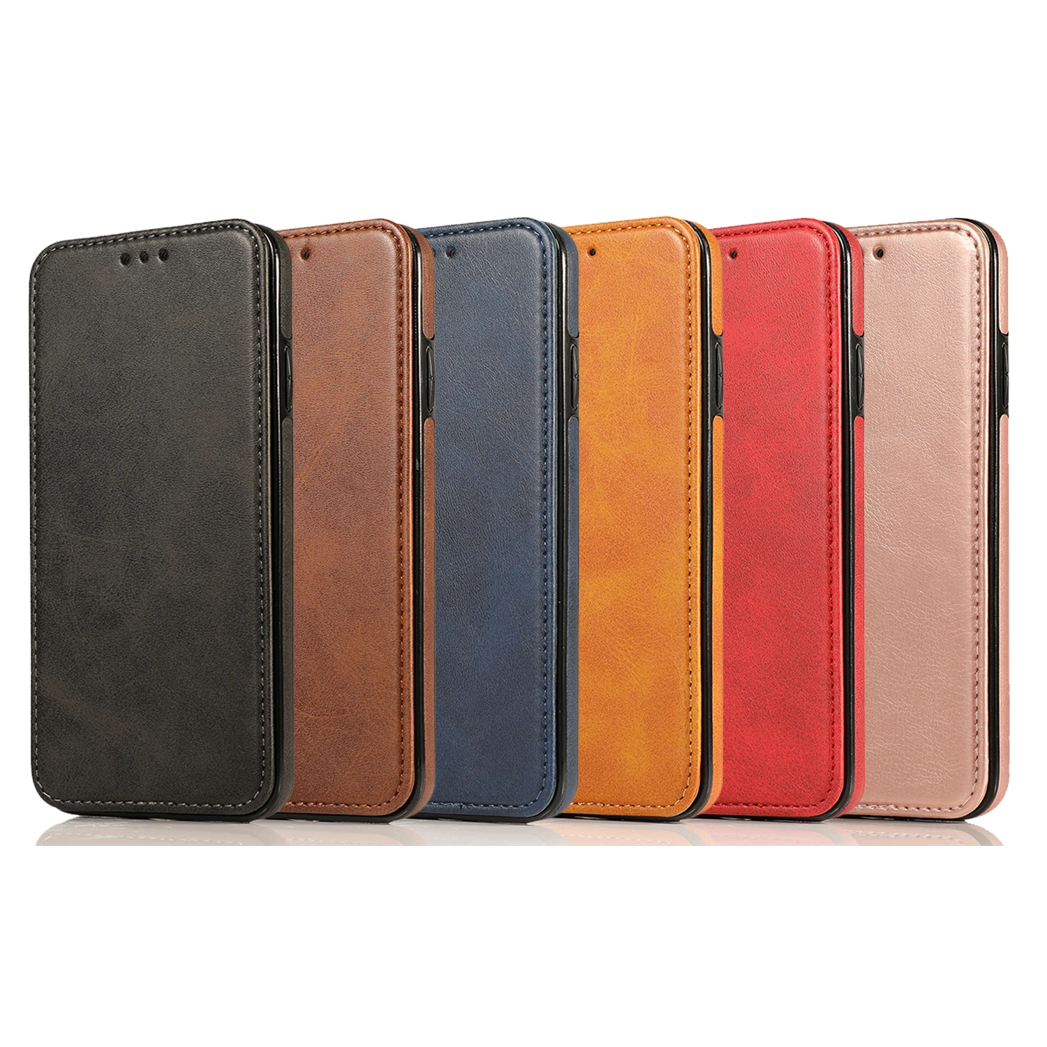 Plain Leather Skin Leather Case For iPhone 13 12 Mini 11 Pro XS Max XR X 6 6s 7 8 Plus SE 2020 Magnetic Flip Card Slots Wallet
Plain Leather Skin Leather Case For iPhone 13 12 Mini 11 Pro XS Max XR X 6 6s 7 8 Plus SE 2020 Magnetic Flip Card Slots Wallet