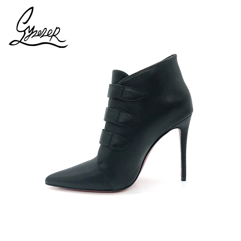 Yuerui 2021 Genuine Leather Black Hook & Loop Pointed Boots Feminine Party Fashion Party Bar Large Size Shoes Women34-42S 8.5CM
Yuerui 2021 Genuine Leather Black Hook & Loop Pointed Boots Feminine Party Fashion Party Bar Large Size Shoes Women34-42S 8.5CM