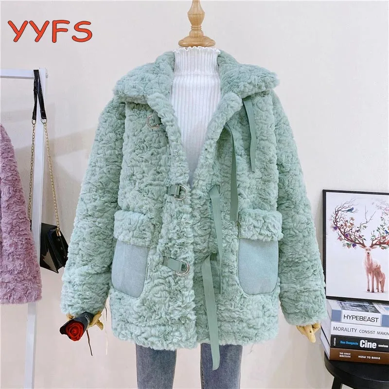 Artificial rabbit fur coat women's fleece lining casual autumn and winter warm plush coat women's luxury loose motorcycle coat
Artificial rabbit fur coat women's fleece lining casual autumn and winter warm plush coat women's luxury loose motorcycle coat