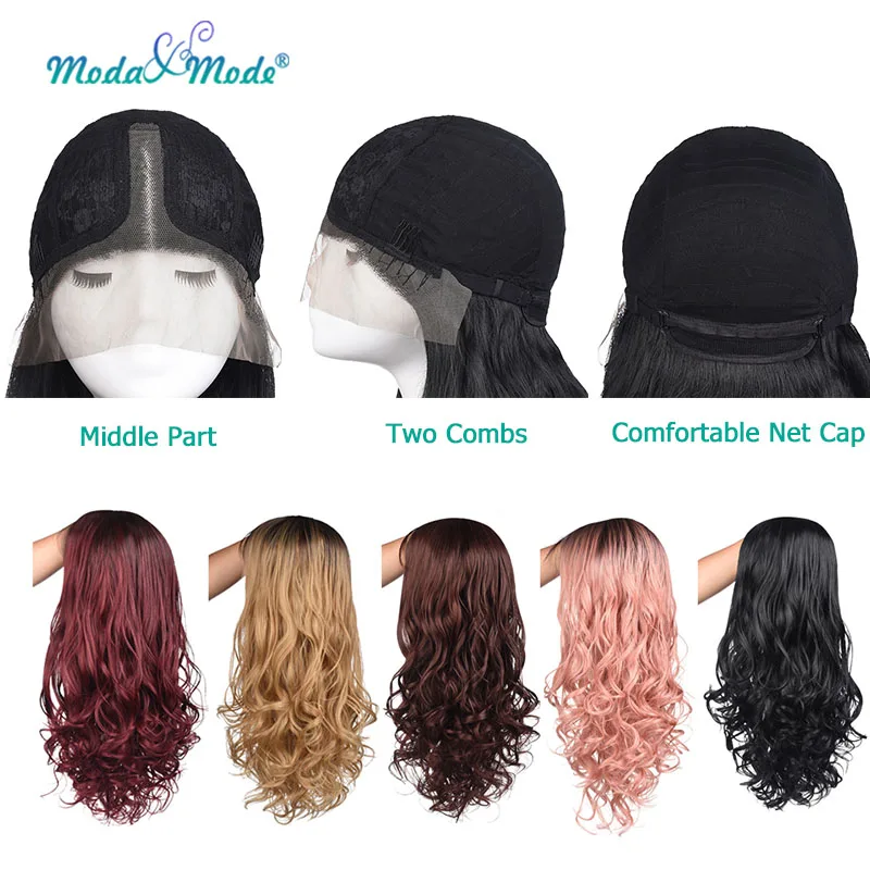 Moda & Mode Wig 28 Ombre Blond Deep Wave Synthetic Lace Front Wig Dark Root Middle Part Daily Lace Wigs for Women Heat Resistan
Moda & Mode Wig 28 Ombre Blond Deep Wave Synthetic Lace Front Wig Dark Root Middle Part Daily Lace Wigs for Women Heat Resistan