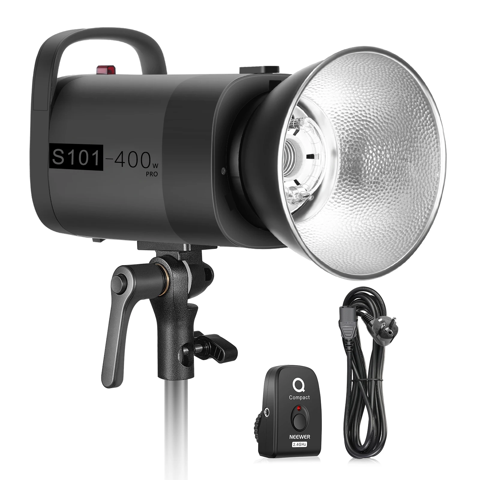 Neewer S101-400W PRO Studio Monolight Strobe Flash Light with Modeling Lamp for Photo Studio Product Photography Video Shooting
Neewer S101-400W PRO Studio Monolight Strobe Flash Light with Modeling Lamp for Photo Studio Product Photography Video Shooting