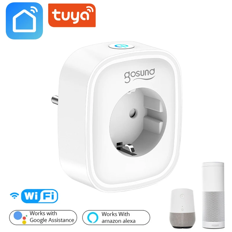 Gosund WiFi 16A EU Smart Plug Electrical Socket Smart Home Appliances Remote Control With APP Tuya/Smart Life Alexa Google Home
Gosund WiFi 16A EU Smart Plug Electrical Socket Smart Home Appliances Remote Control With APP Tuya/Smart Life Alexa Google Home