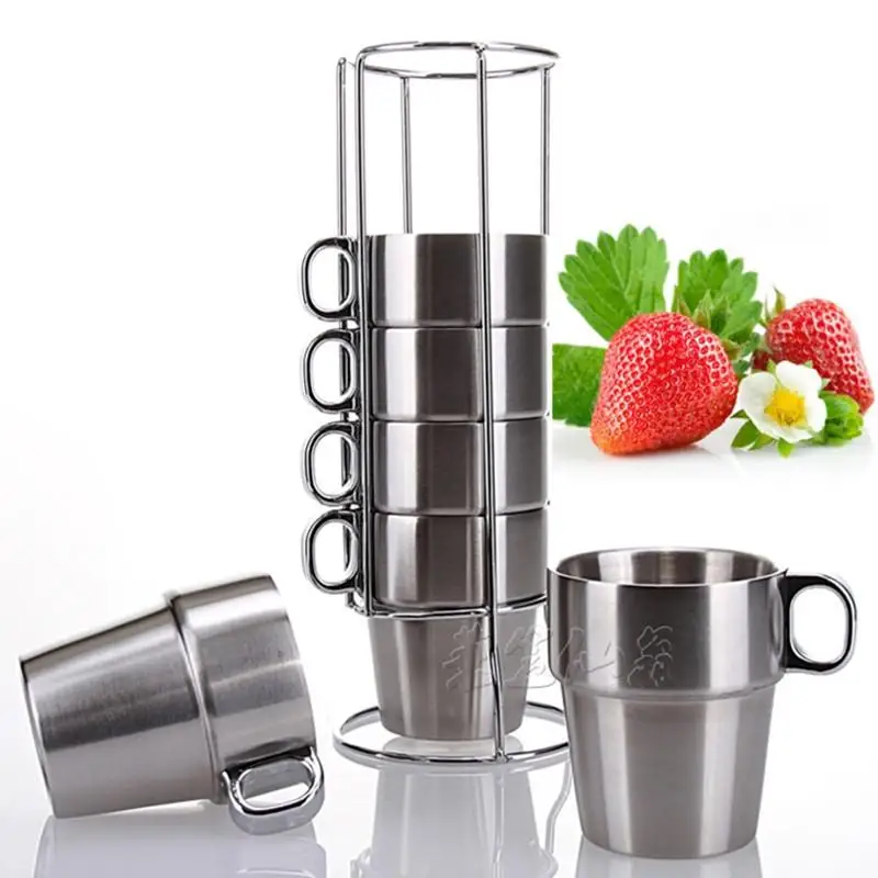 4PCS/6PCS Stainless Steel Cup Portable Outdoor Drinking Water Cup Portable Beer Mug Camping Double Layer Coffee Mug
4PCS/6PCS Stainless Steel Cup Portable Outdoor Drinking Water Cup Portable Beer Mug Camping Double Layer Coffee Mug