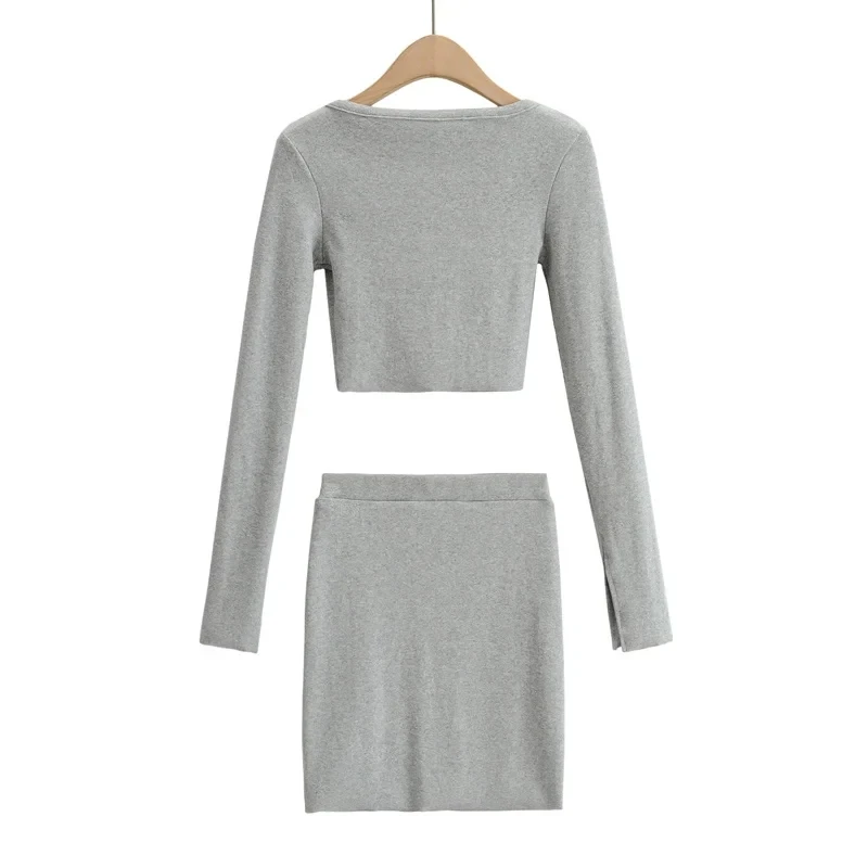 WOMENGAGA Women V Neck Button Front Rib Crop Top And Rib Mini Skirt Set Two Pieces Hot Sexy Korean Slim Women 6EQU
WOMENGAGA Women V Neck Button Front Rib Crop Top And Rib Mini Skirt Set Two Pieces Hot Sexy Korean Slim Women 6EQU