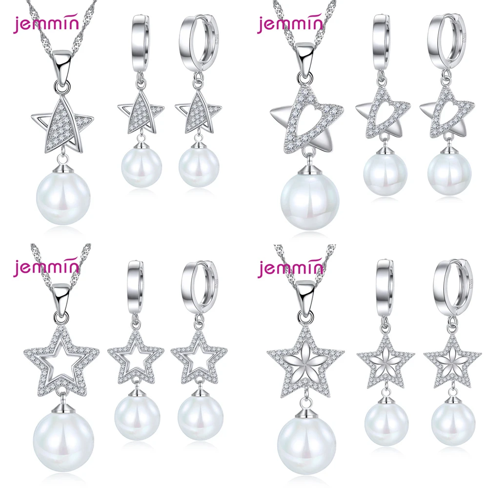 Genuine 925 Sterling Silver Jewelry Sets For Women New Arrivals Shiny Stars Shape Pendant Fashion Jewelry Multiple Models
Genuine 925 Sterling Silver Jewelry Sets For Women New Arrivals Shiny Stars Shape Pendant Fashion Jewelry Multiple Models