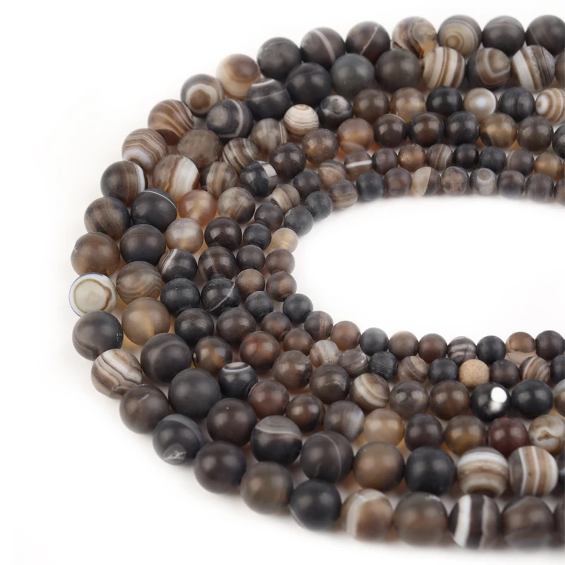 Natural Stone Frosted Agate Beads Round brown Loose Beads For Jewelry DIY Making Bracelet Accessories 15" 6/8/10mm Beadtales
Natural Stone Frosted Agate Beads Round brown Loose Beads For Jewelry DIY Making Bracelet Accessories 15" 6/8/10mm Beadtales
