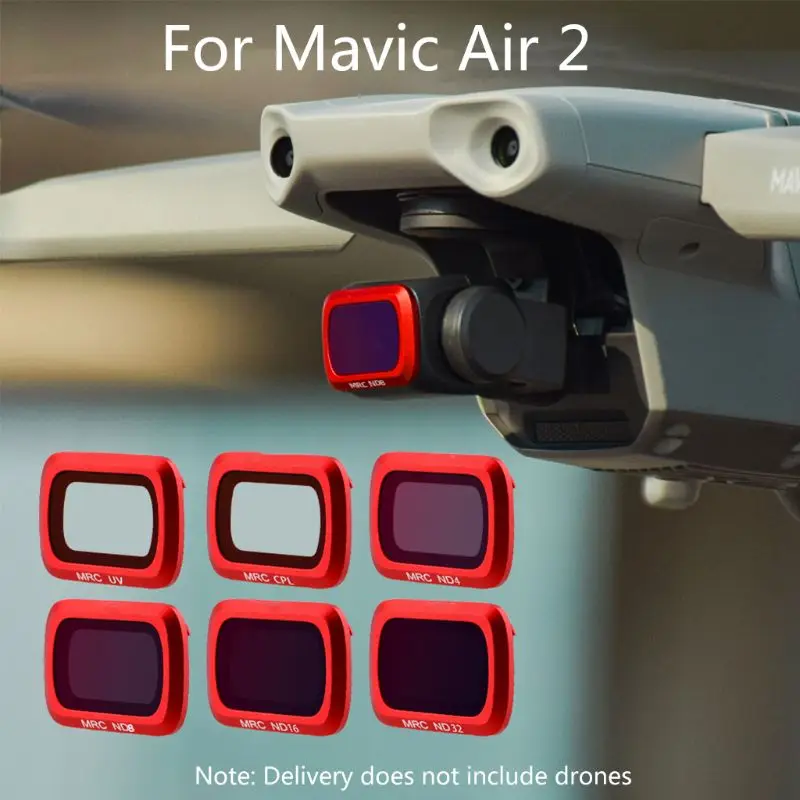 Фильтр с красным покрытием UV CPL ND4/8/16/32 фильтр объектива для D-JI Mavic Air 2 Drone
Фильтр с красным покрытием UV CPL ND4/8/16/32 фильтр объектива для D-JI Mavic Air 2 Drone