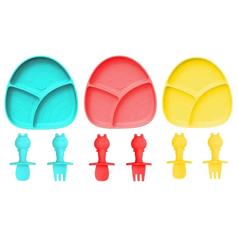 1 Set Baby Silicone Plate Spoon Set Kids Suction Bowl Feeding Tableware Silicone Dishes BPA Free Food Grade Material
1 Set Baby Silicone Plate Spoon Set Kids Suction Bowl Feeding Tableware Silicone Dishes BPA Free Food Grade Material