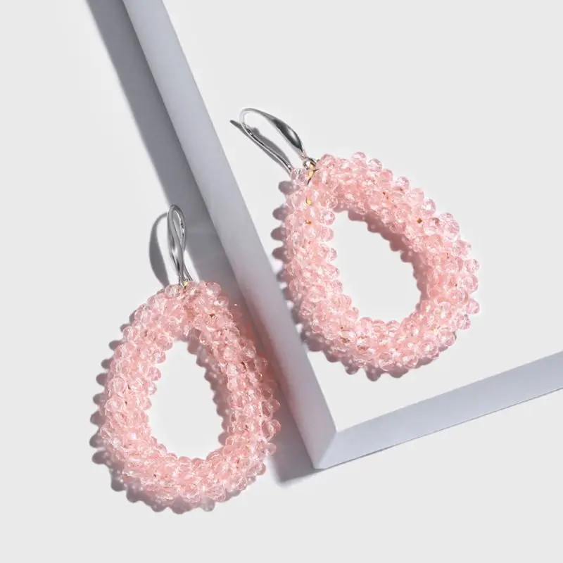 Colorful Handmade Beaded Earrings Fashion Jewelry Gift for Women Girls Drop-shaped Exquisite Simple Fashion Ear Decorate
Colorful Handmade Beaded Earrings Fashion Jewelry Gift for Women Girls Drop-shaped Exquisite Simple Fashion Ear Decorate