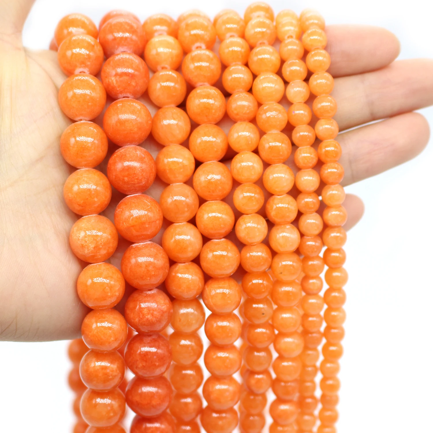 Круглые Бусины Из оранжевого нефрита Oameusa для изготовления ювелирных изделий, браслетов и ожерелий DIY, оптовая продажа, 15 дюймов
Круглые Бусины Из оранжевого нефрита Oameusa для изготовления ювелирных изделий, браслетов и ожерелий DIY, оптовая продажа, 15 дюймов
