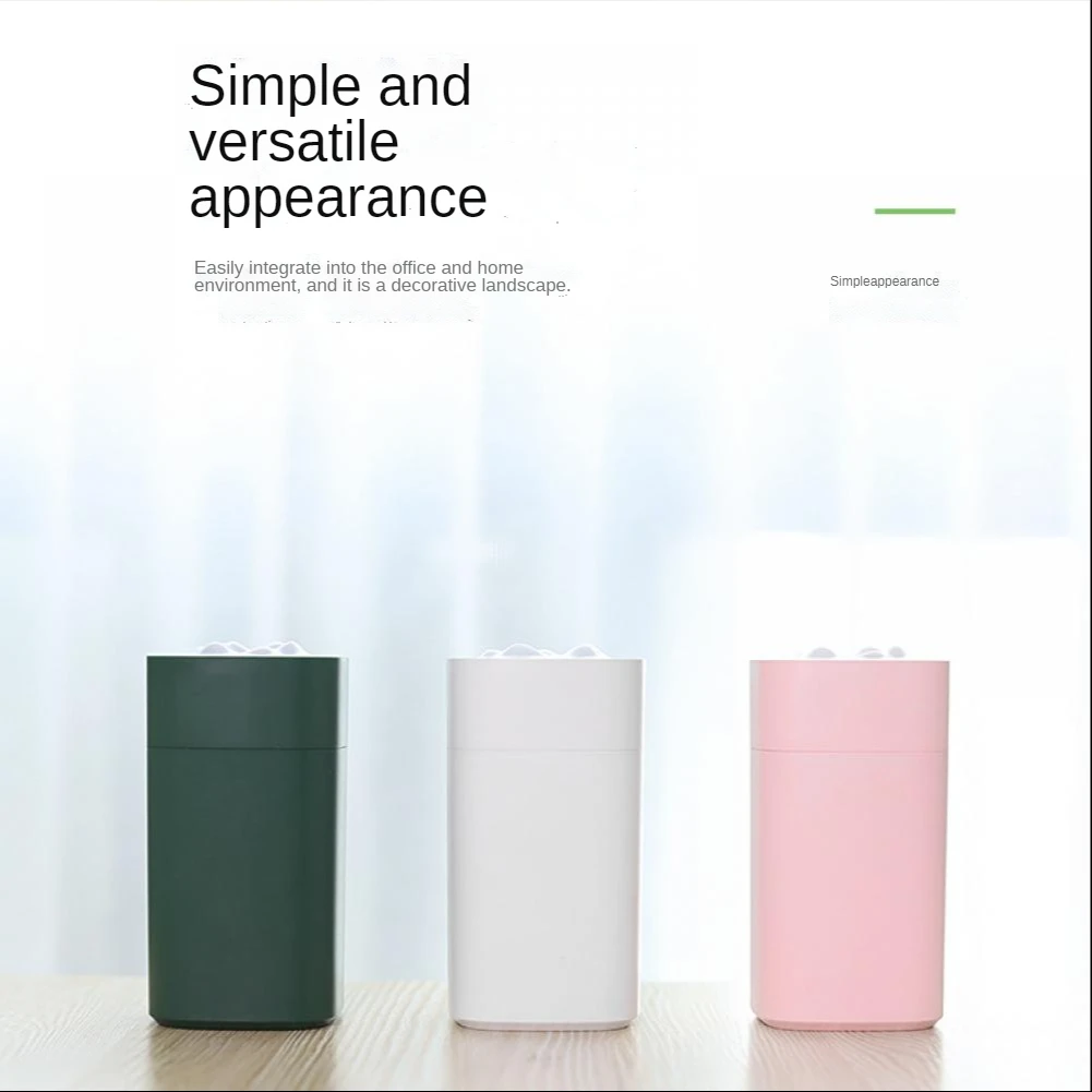 Portable 350Ml Electric Air Humidifier Aroma Oil Diffuser Usb Cool Mist Sprayer with Colorful Night Light for Home Car
Portable 350Ml Electric Air Humidifier Aroma Oil Diffuser Usb Cool Mist Sprayer with Colorful Night Light for Home Car