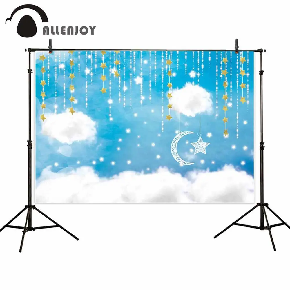 Allenjoy sky moon Cloud fairy tale star newborn baby shower birthday background kid photography backdrops photophone Home Decor
Allenjoy sky moon Cloud fairy tale star newborn baby shower birthday background kid photography backdrops photophone Home Decor