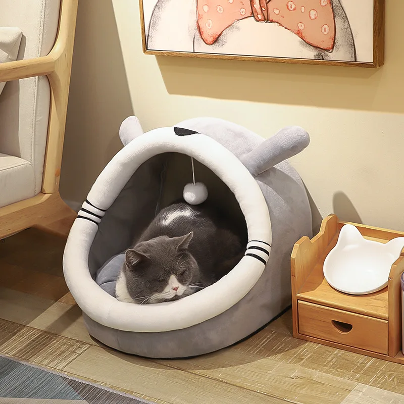 Warm soft cat bed cave pet dog soft litter kitten bed house detachable winter sleeping bag small and medium-sized dog supplies
Warm soft cat bed cave pet dog soft litter kitten bed house detachable winter sleeping bag small and medium-sized dog supplies
