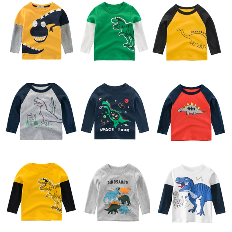 Children clothes t-shirts print girls cotton boys dinosaur children children baby shirt child tops cartoon tops complete long sl
Children clothes t-shirts print girls cotton boys dinosaur children children baby shirt child tops cartoon tops complete long sl