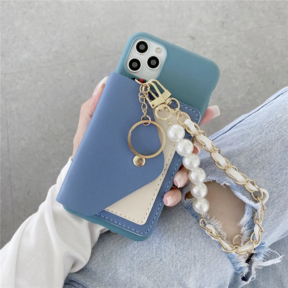 Wallet Card Soft Phone Case for Huawei P20 P30 Pro P40 Lite Nova 2s 3e 3i 4e 5i 5 6 7 Pro 8 se Pearl Bracelet Wrist Strap Cover
Wallet Card Soft Phone Case for Huawei P20 P30 Pro P40 Lite Nova 2s 3e 3i 4e 5i 5 6 7 Pro 8 se Pearl Bracelet Wrist Strap Cover