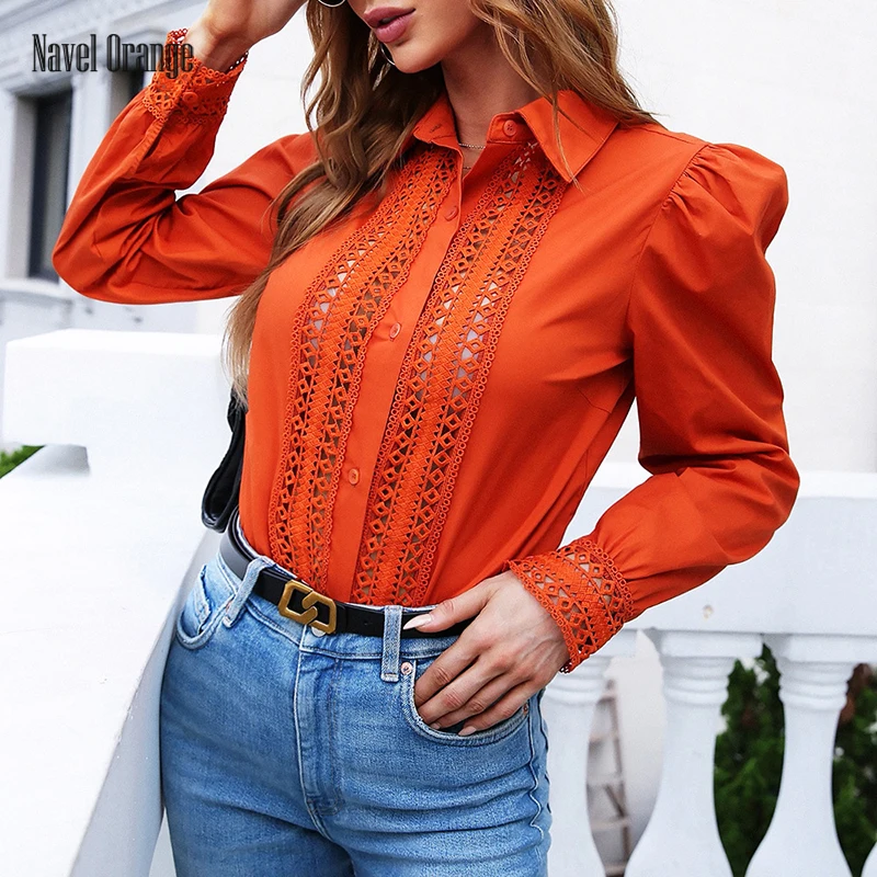 Женская блузка с отложным воротником и длинным рукавом, однотонная ажурная кофта с цветочным узором и крючком, повседневный свитшот, весна-...
Женская блузка с отложным воротником и длинным рукавом, однотонная ажурная кофта с цветочным узором и крючком, повседневный свитшот, весна-...