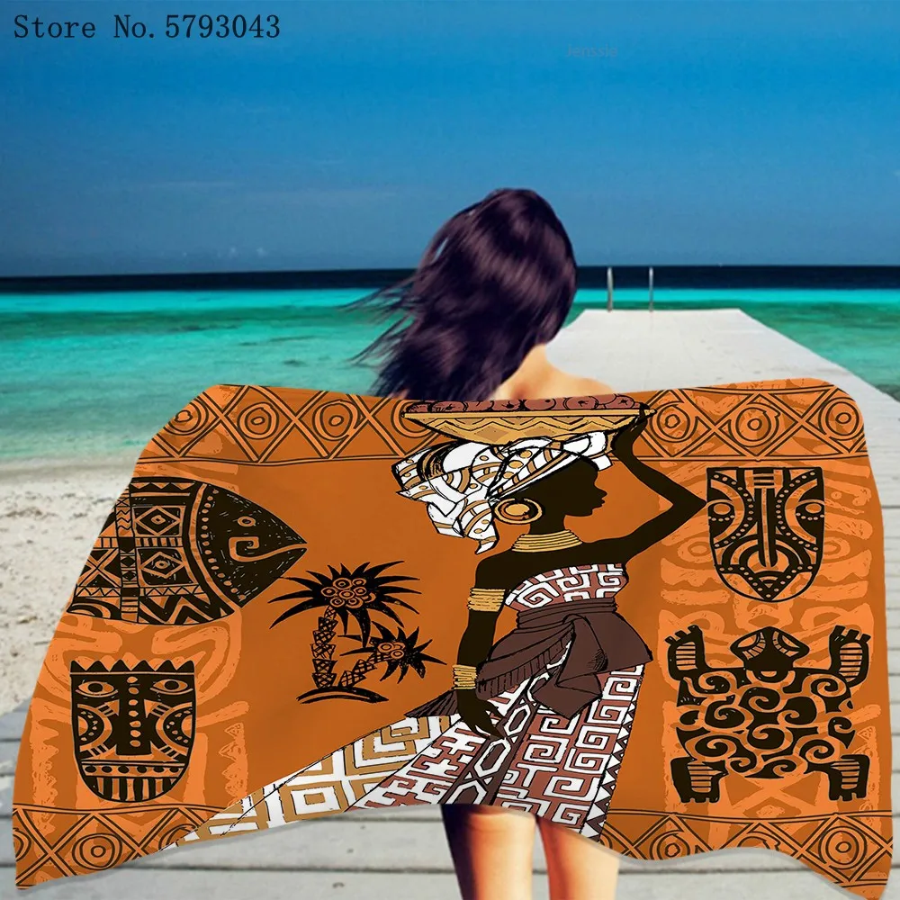 African Woman Bath Towel Style Exotic Rectangular Absorbent Beach Towel For Adults Home Dry Towel Shower Towel Decoration
African Woman Bath Towel Style Exotic Rectangular Absorbent Beach Towel For Adults Home Dry Towel Shower Towel Decoration